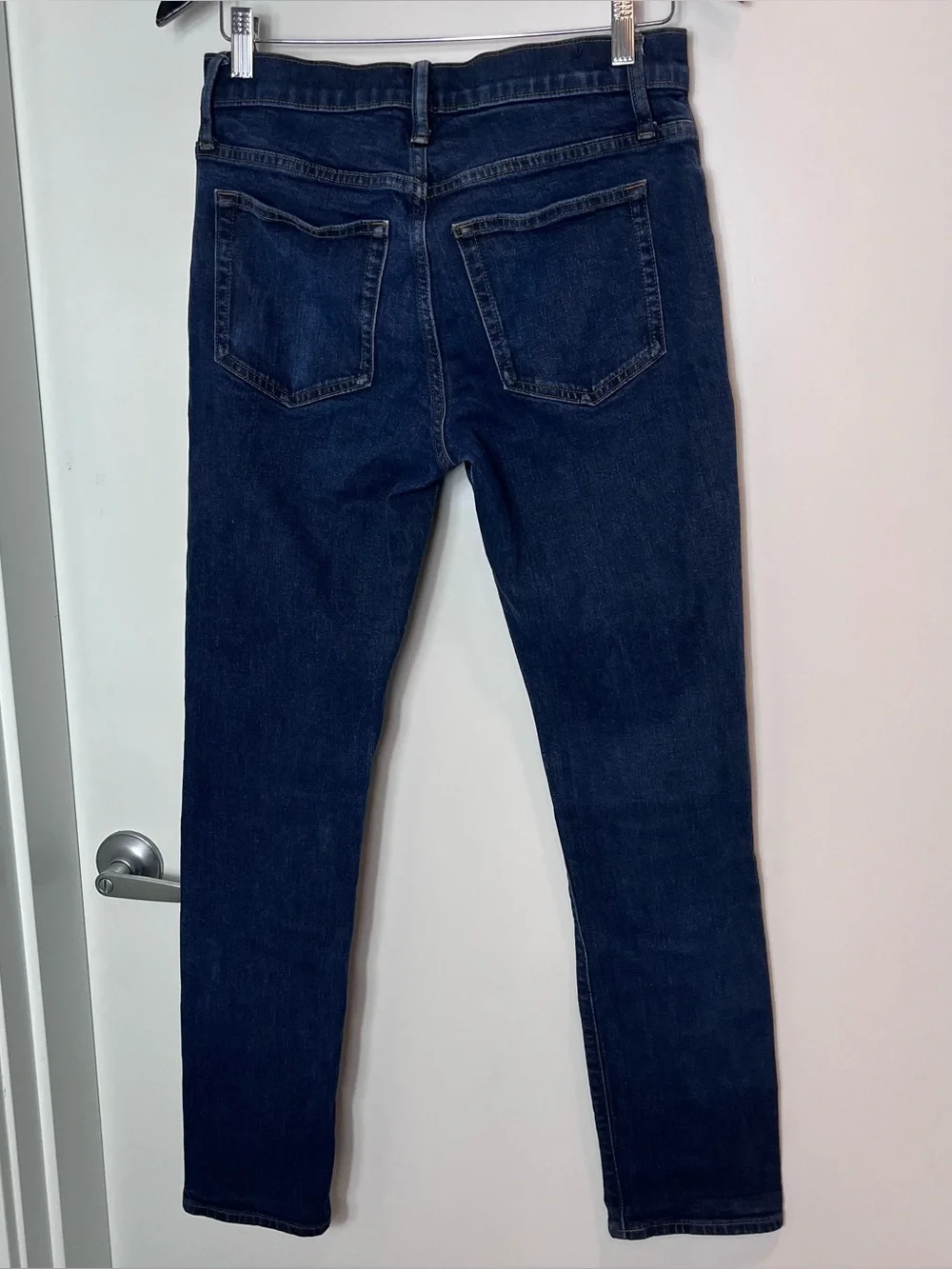 J. Crew Flex Straight Dark Blue Jeans 29X32‎ Denim Cotton AY518